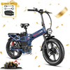 Wallke H9 AWD | 3200W Folding Ebike 60/82Ah Battery